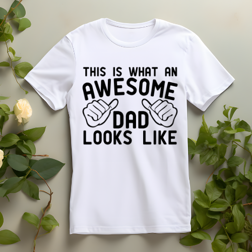 Men's Awesome Dad T-Shirt - LB Prints