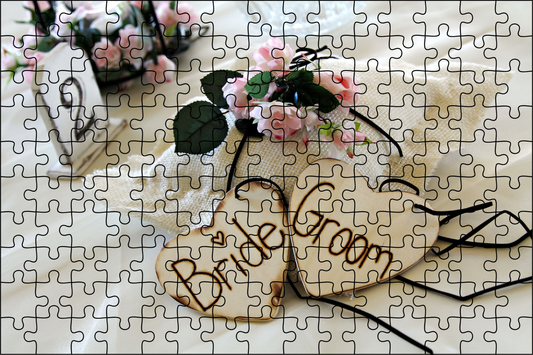 Bride & Groom Jigsaw Puzzle 252 Pieces - LB Prints