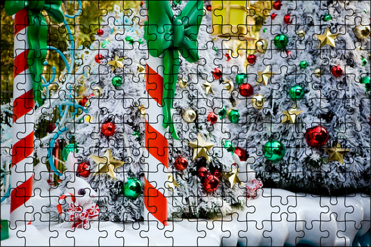 Christmas Candy Cane Jigsaw Puzzle 252 Pieces - LB Prints