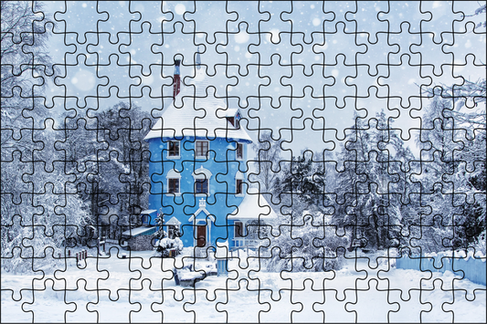 Christmas Snow Scene Jigsaw Puzzle 252 Pieces - LB Prints