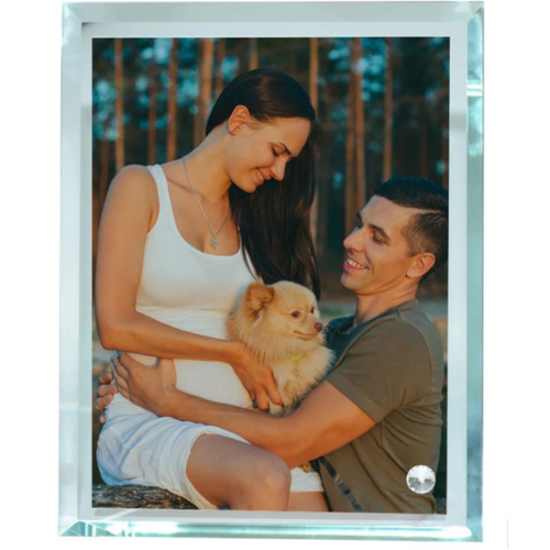 Personalised Glass Photo Frame 13cm x 18cm - LB Prints