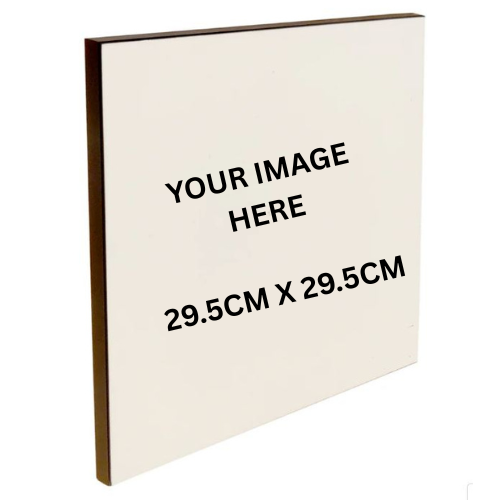 Personalised MDF Photo Block 29.5cm x 29.5cm - LB Prints