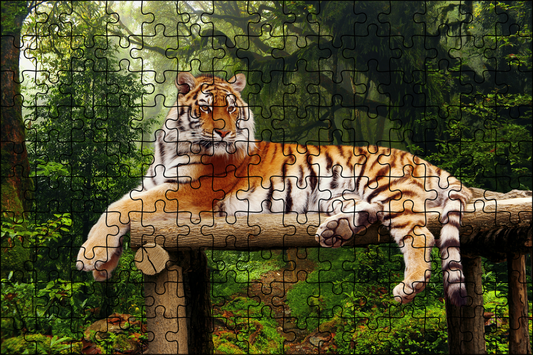 Tiger Jigsaw Puzzle 252 Pieces - LB Prints