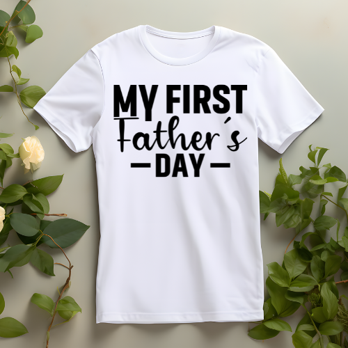Men's First Fathers Day T-Shirt - LB Prints