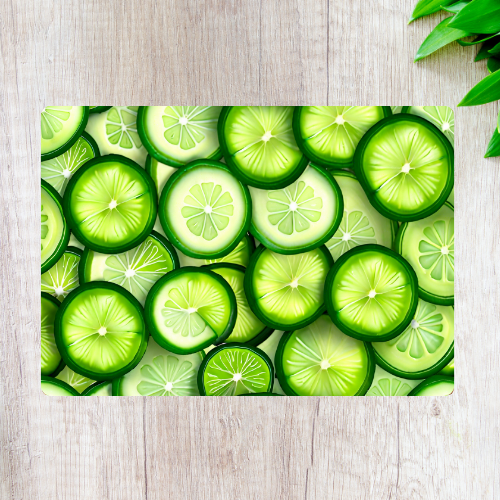 Glass Chopping Board - Cucumber - LB Prints