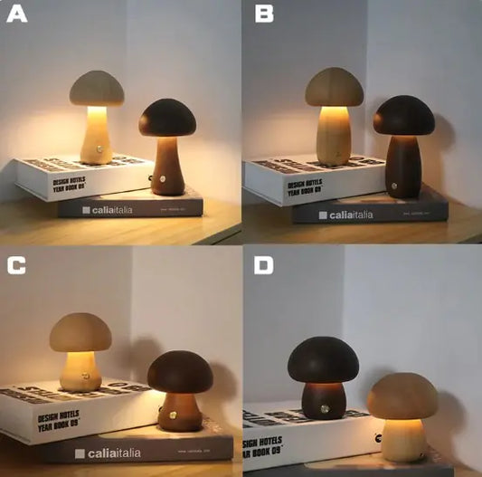 Mushroom Table Lamp - LB Prints
